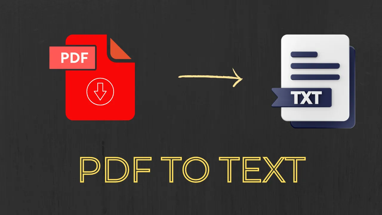 convert pdf to text
